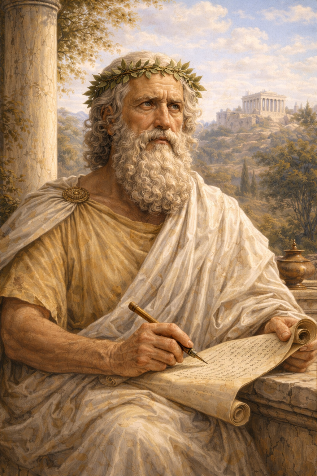 Portrait of Euripides