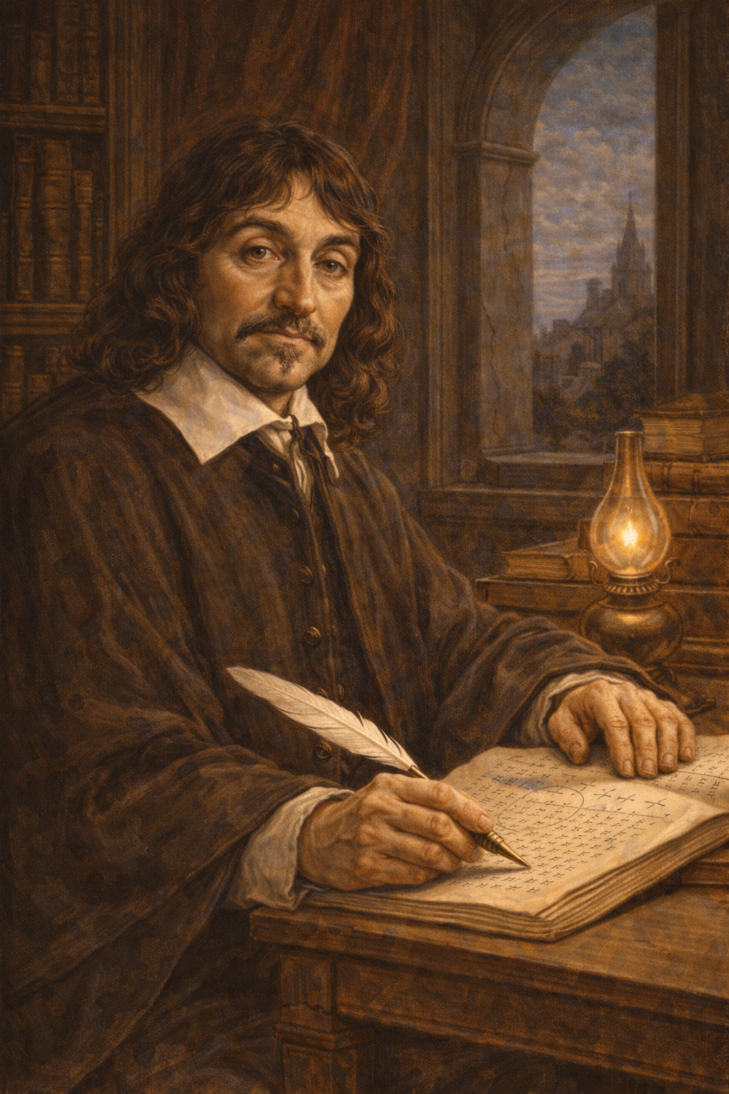 Portrait of Decartes, René